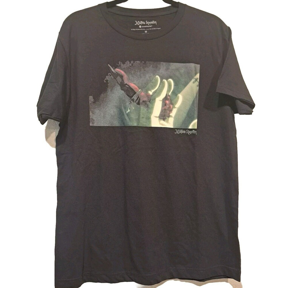 Jujutsu Kaisen T-Shirt Black Graphic Tee CrunchyRoll Gege Akutami Unisex M NWOT